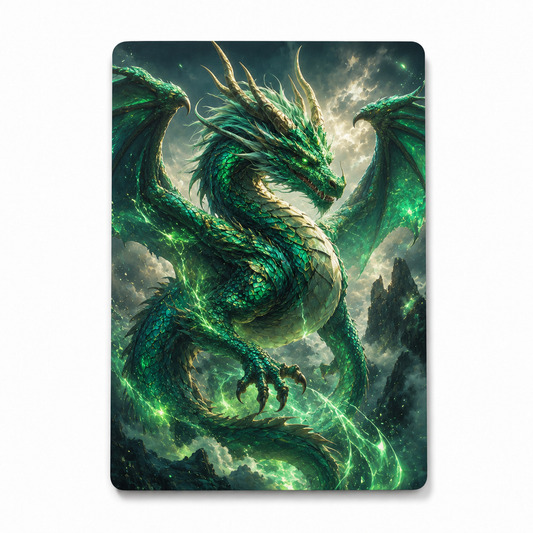 Emerald Dragon Collectible Art Card