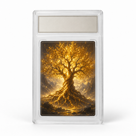 Golden Tree Encapsulated Art Card