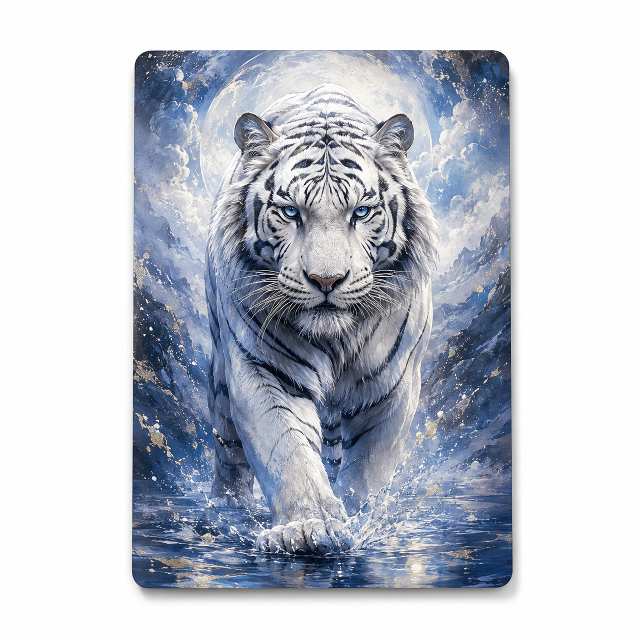 White Tiger Collectible Art Card