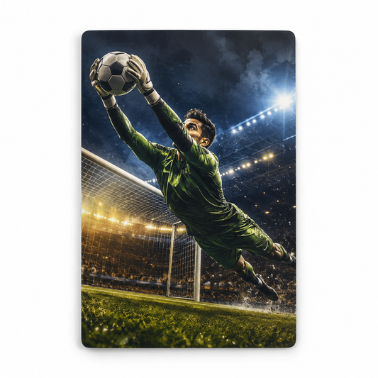 Goalkeeper Save Collectible Art Card