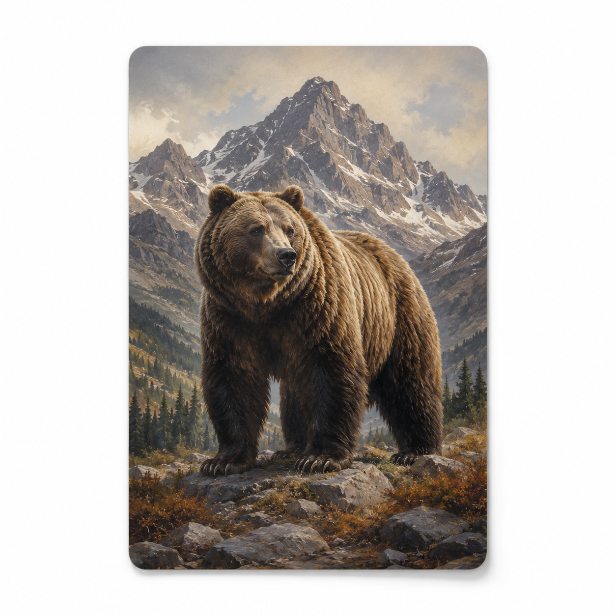 Mountain Bear Collectible Art Card