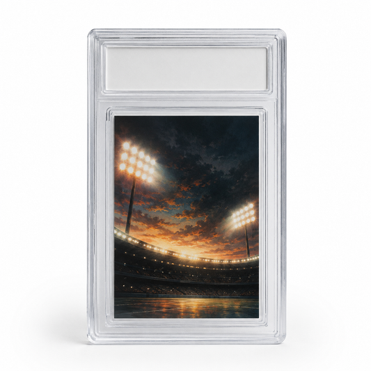 Stadium Lights Encapsulated Art Card